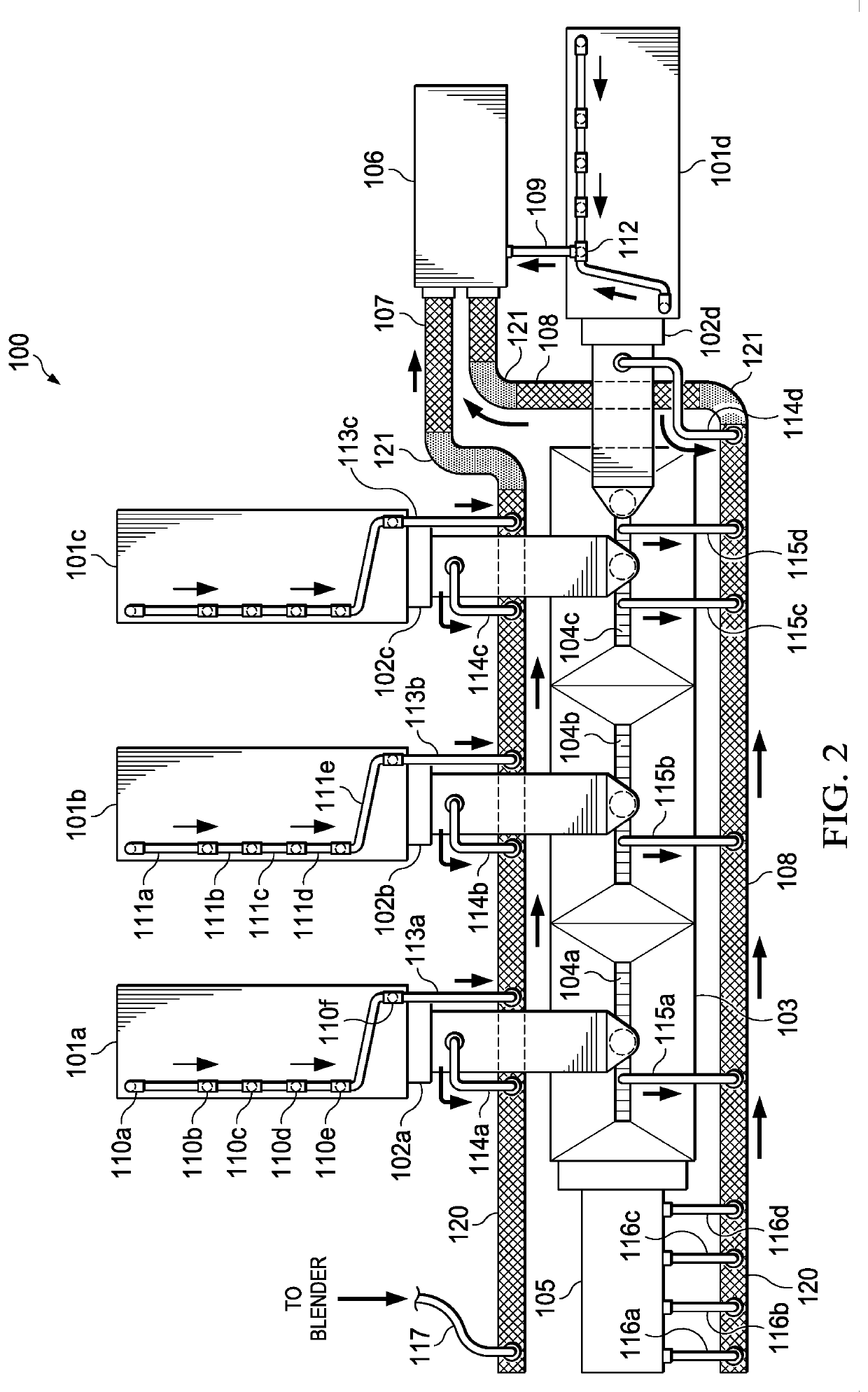 Systems and methods for controlling silica dust during hydraulic fracturing operations using an improved manifold