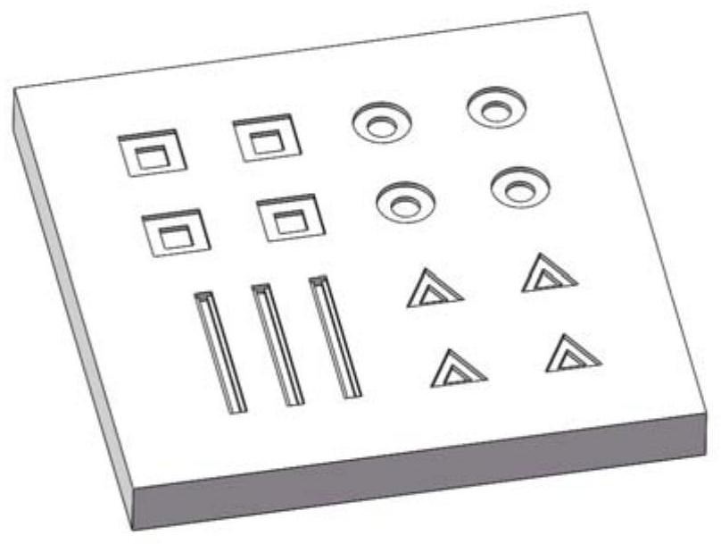 An electric discharge machining method for arrayed micro-stepped grooves