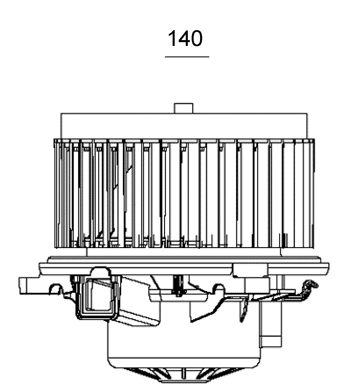 Self-cleaning device of automotive air-conditioning system and cleaning method thereof