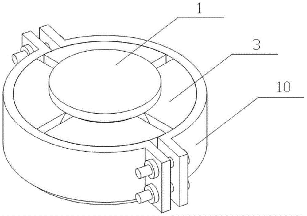A ring-shaped friction-rotation shock-isolation bearing
