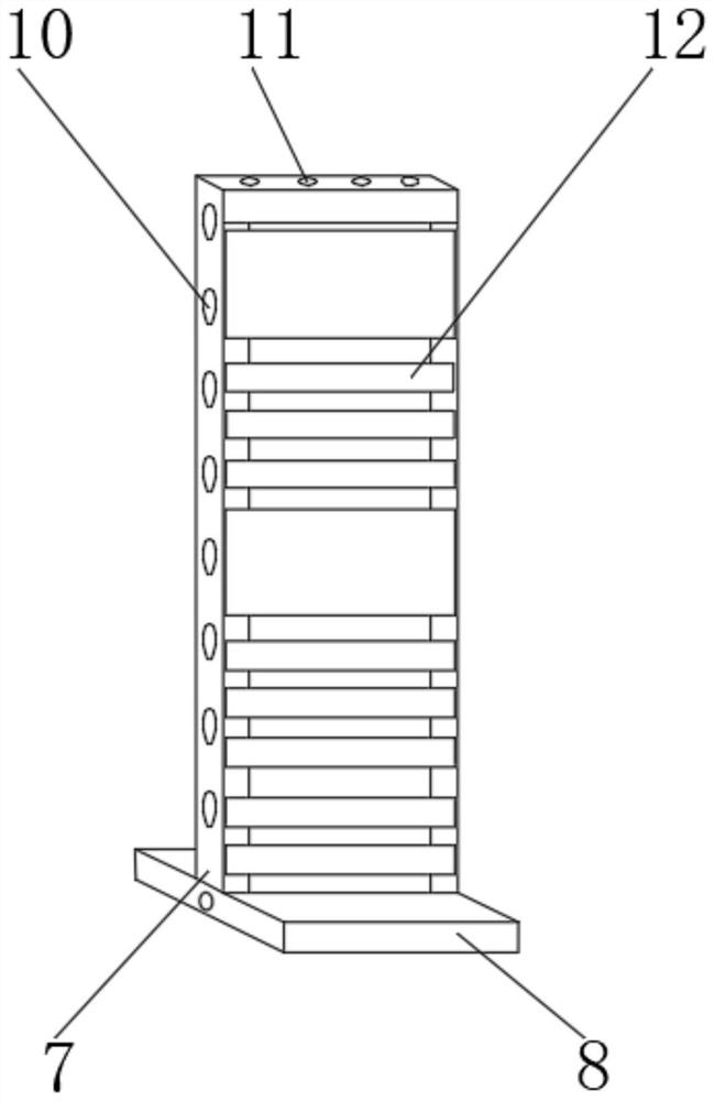 Double-layer data center structured wiring system convenient to manage and maintain