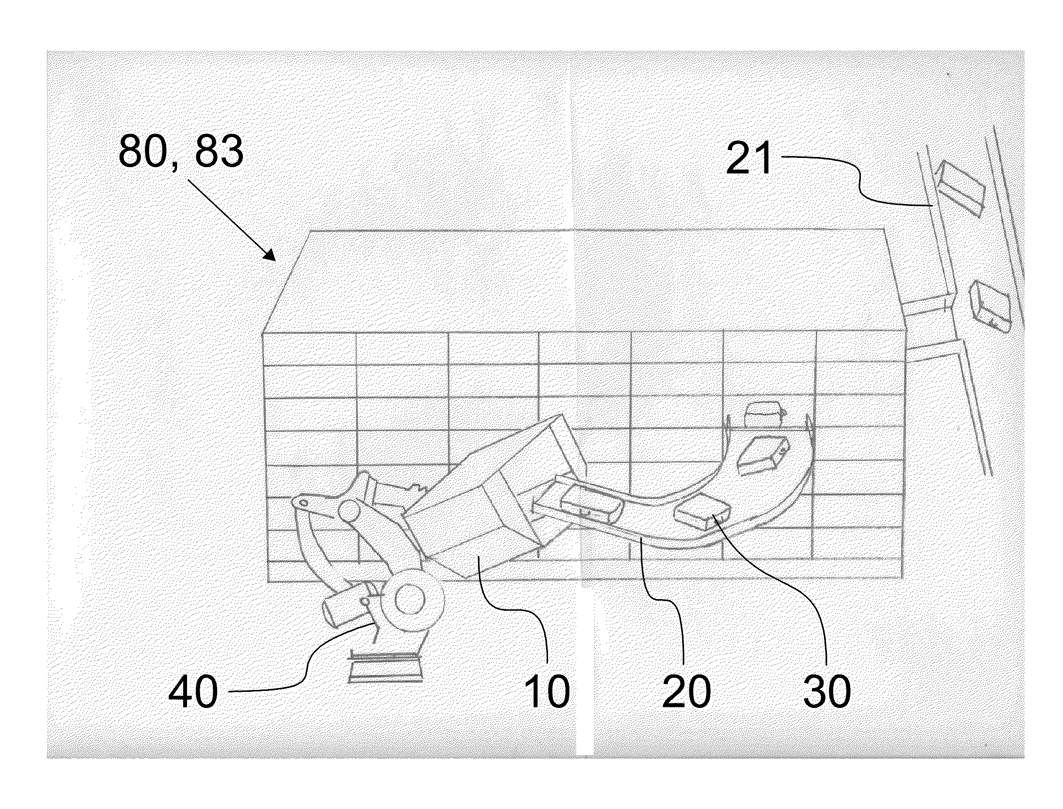 Method and system for the automatic loading of air transport units