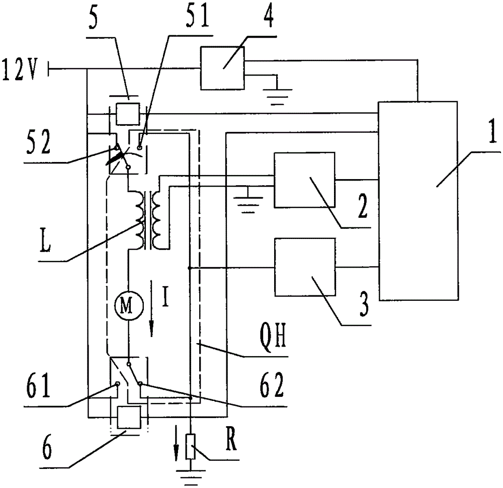 Circuit device for acquiring number of rotating circles of motor