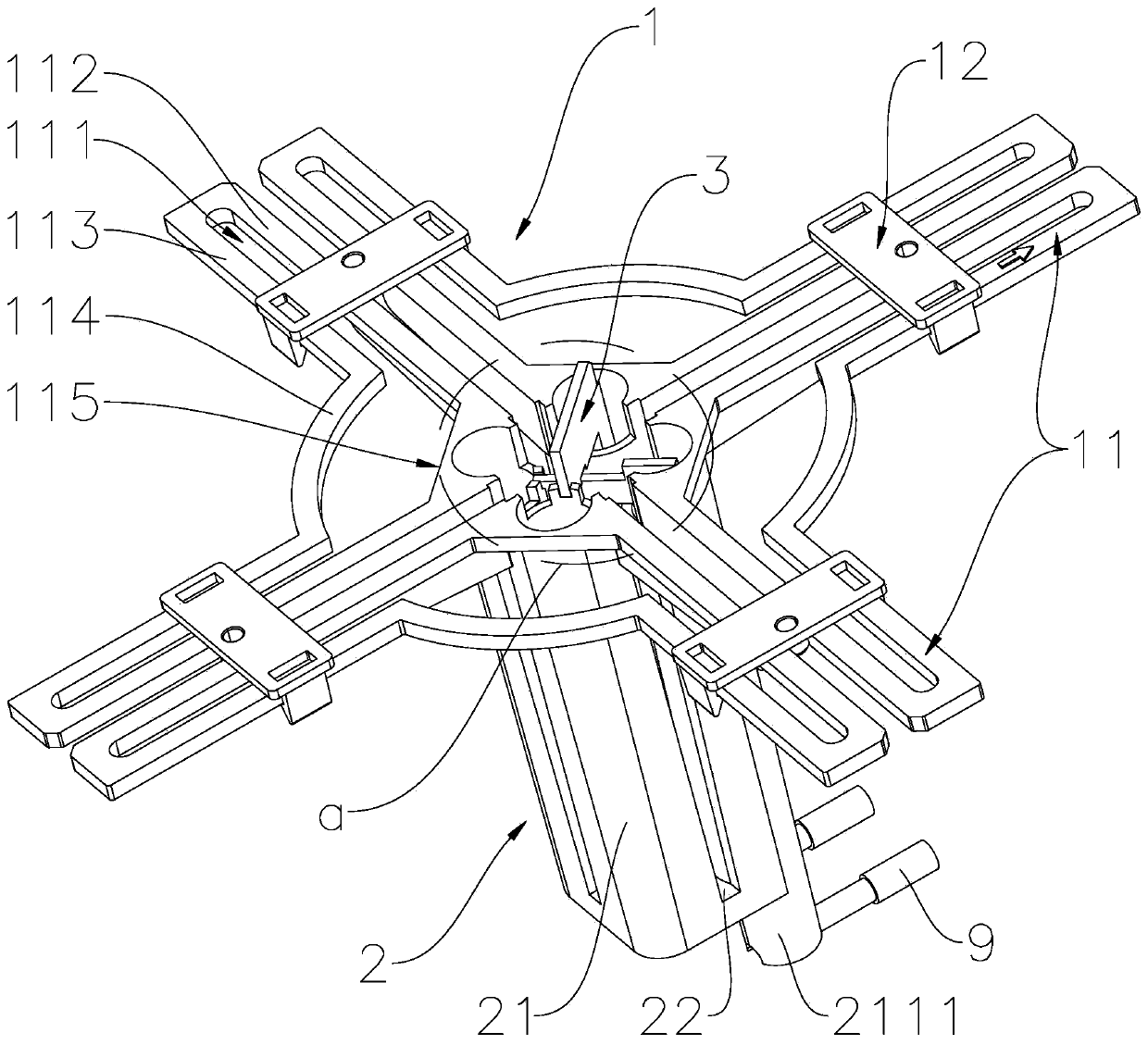 Cross-shaped dual-polarized oscillator