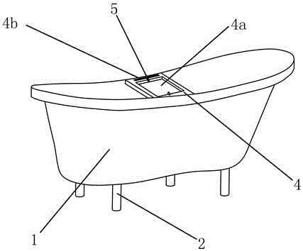 A multifunctional bathtub