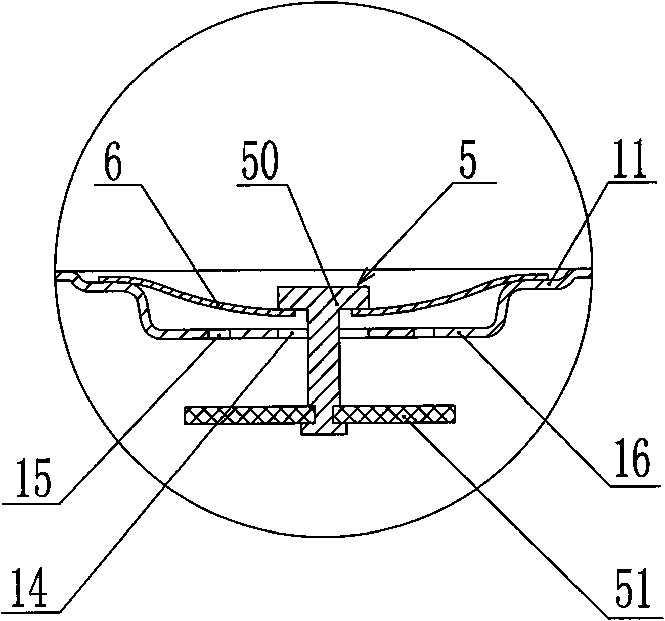Air intake/evacuation valve for electric cooking appliance