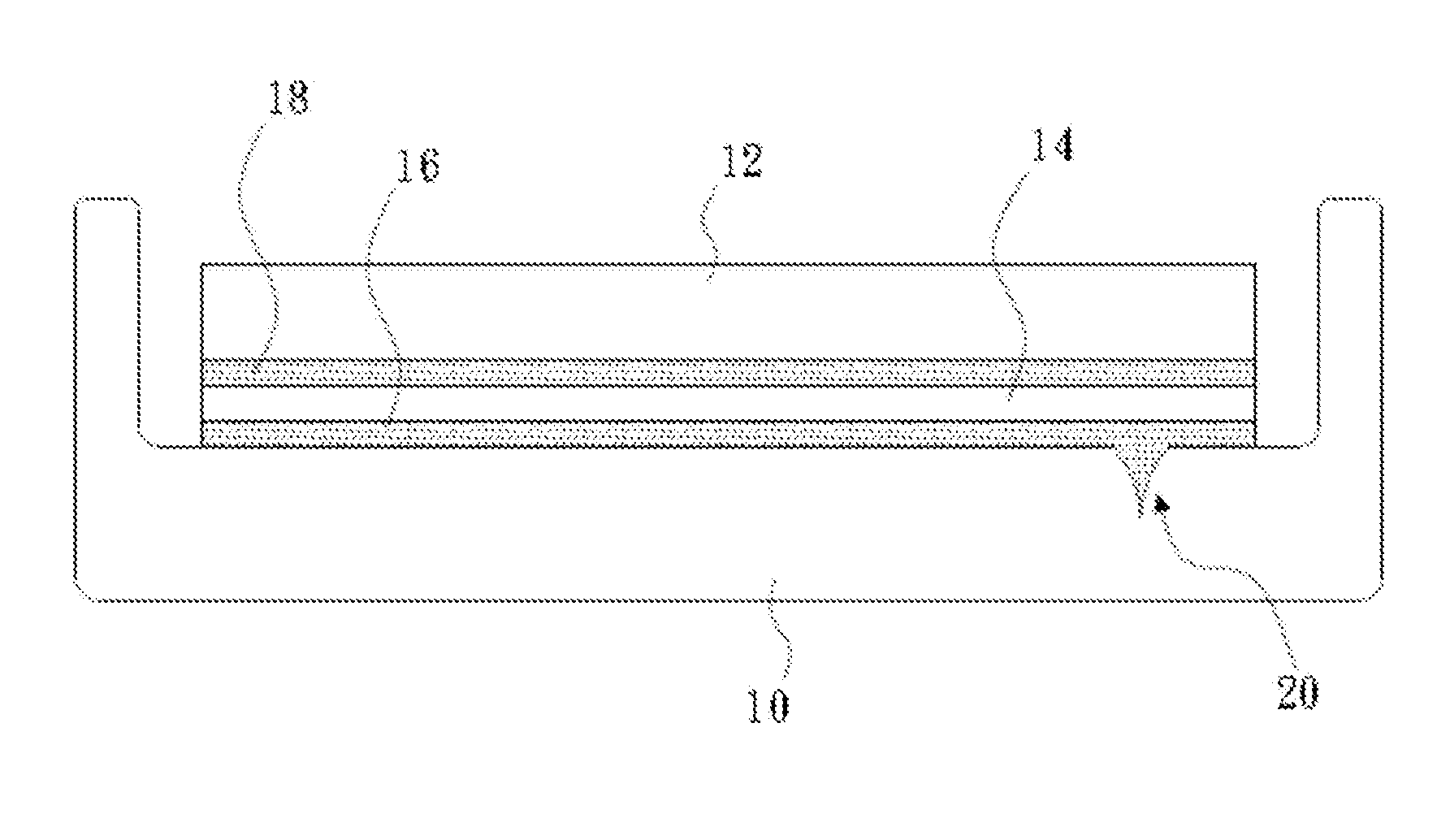 Stack-up structure of an optical panel and manufacturing method thereof