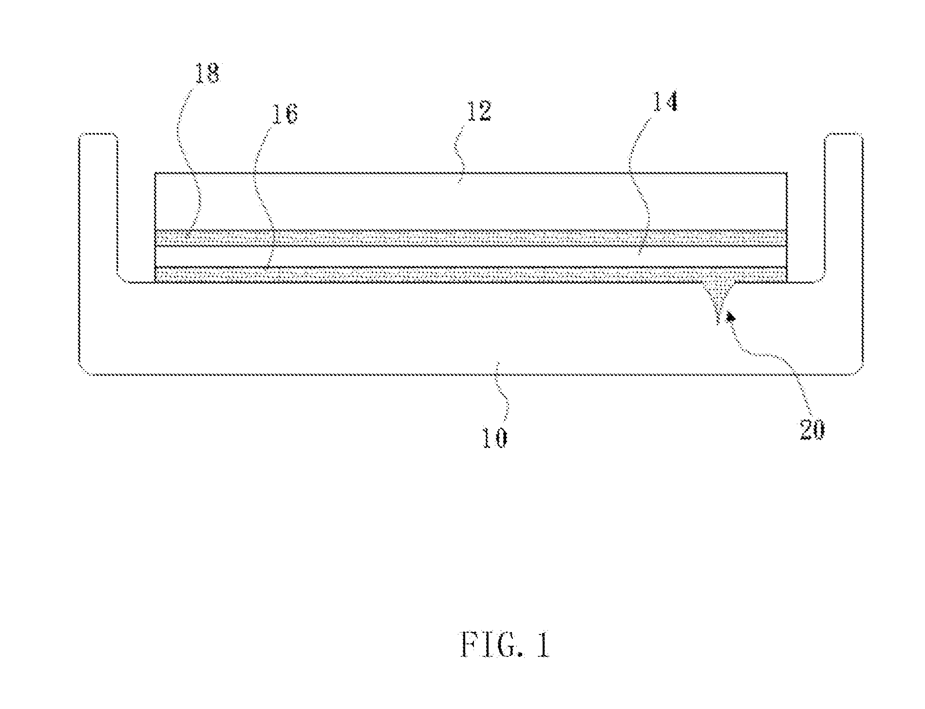 Stack-up structure of an optical panel and manufacturing method thereof