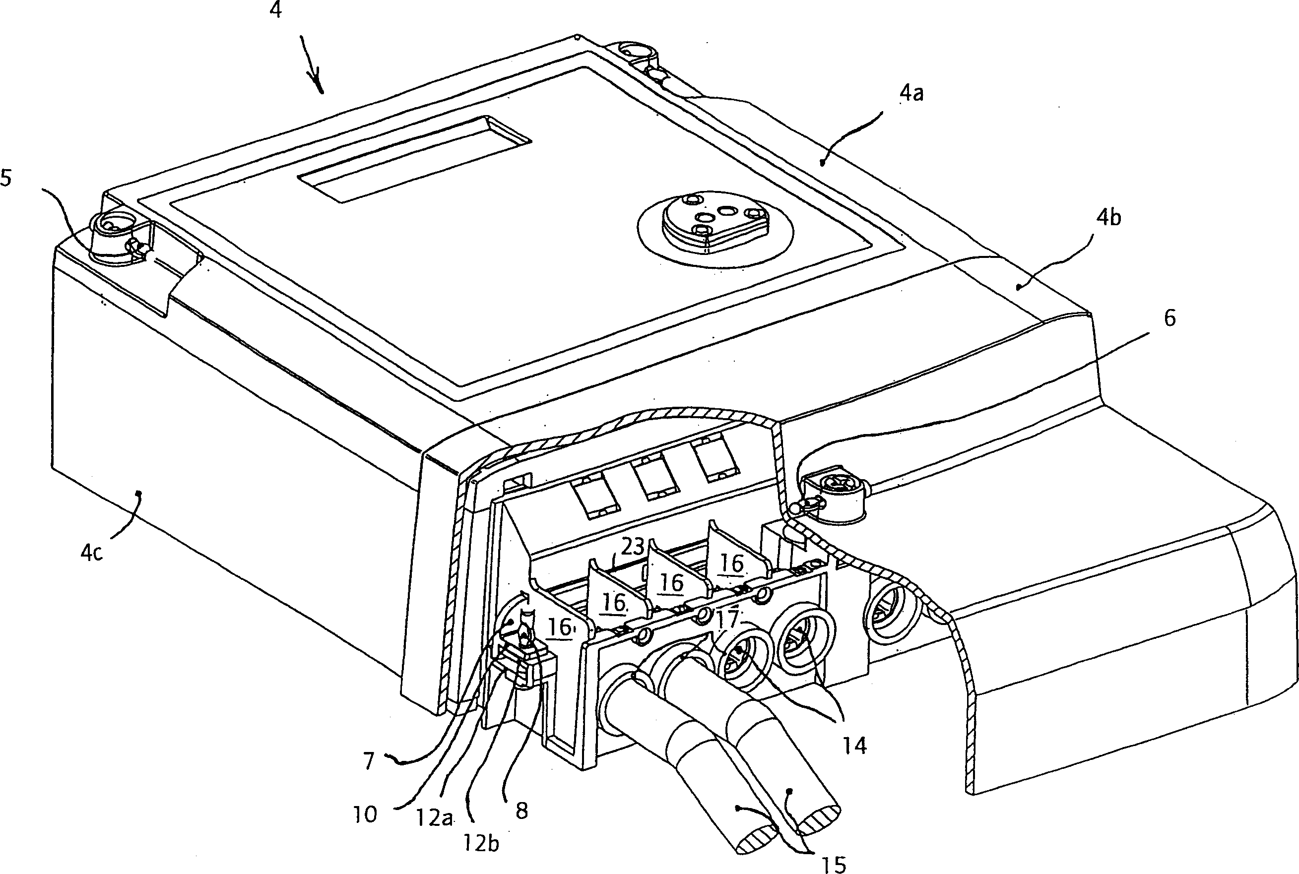 Housing for a meter