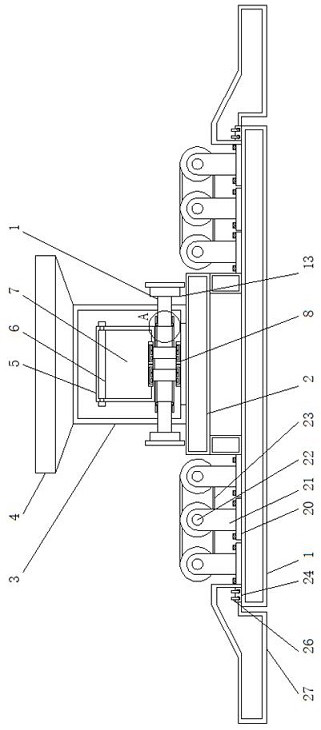 A kind of warehouse automatic unloading mechanism for logistics distribution