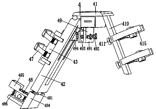 Auxiliary apparatus for bandaging penetrating knee joint injuries