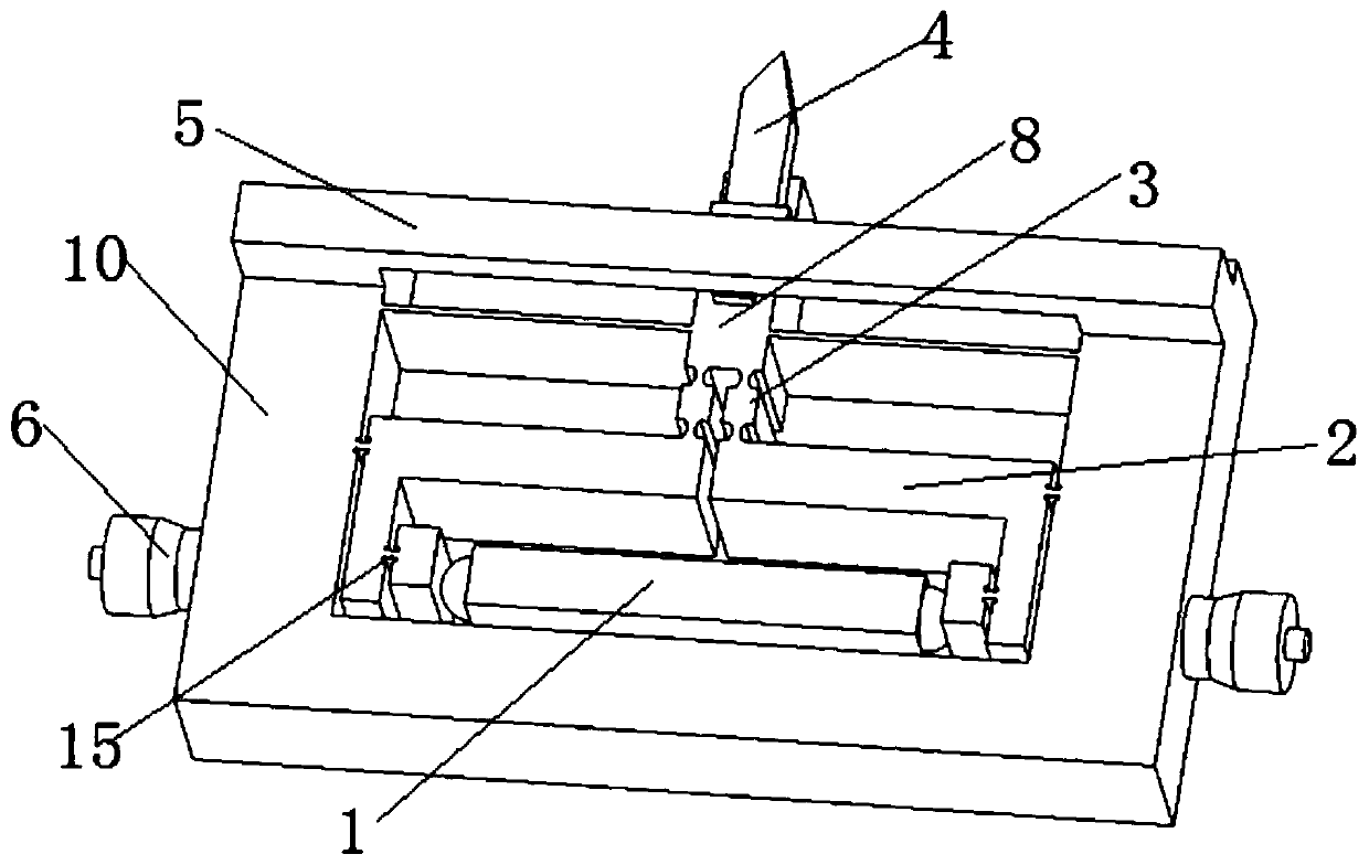 A fast knife structure with adjustable stiffness at the distal knife end