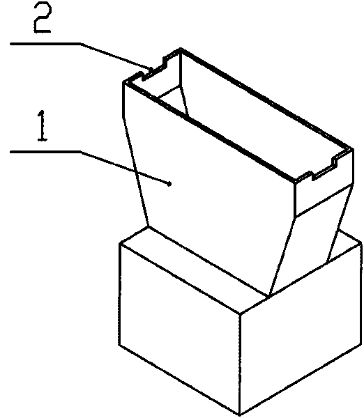 Fixed insertion type pot mouth