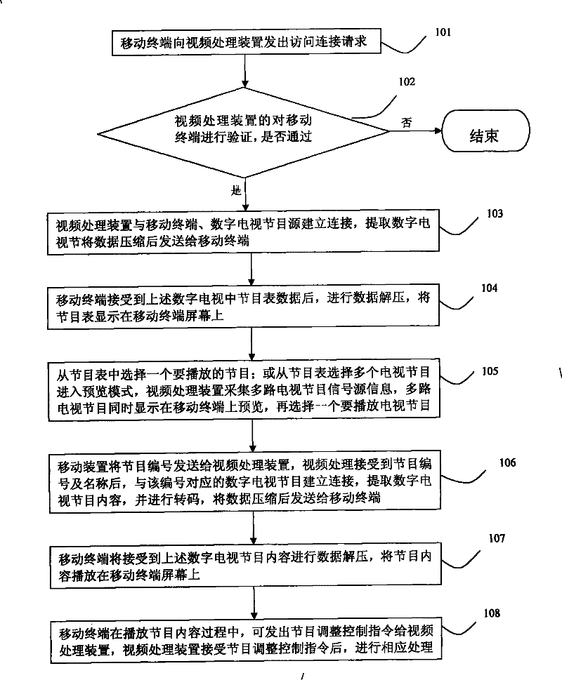 Remote video accessing system and method