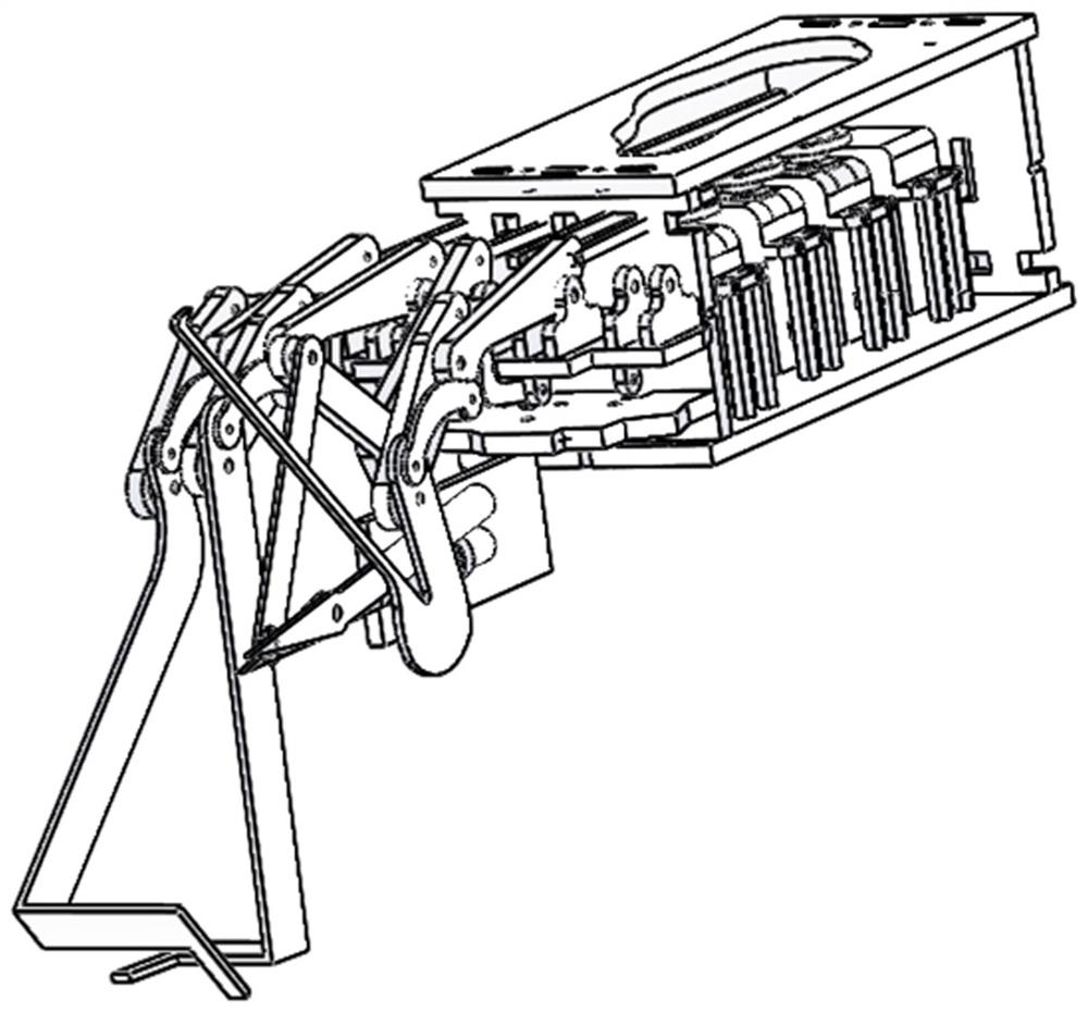 Multifunctional mechanical bionic hand for explosive ordnance disposal robot