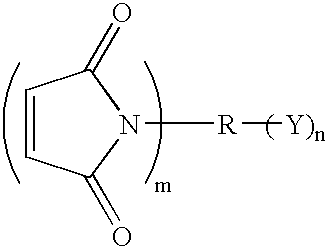 Compound containing epoxide and maleimide groups, cured resin prepared from said compound