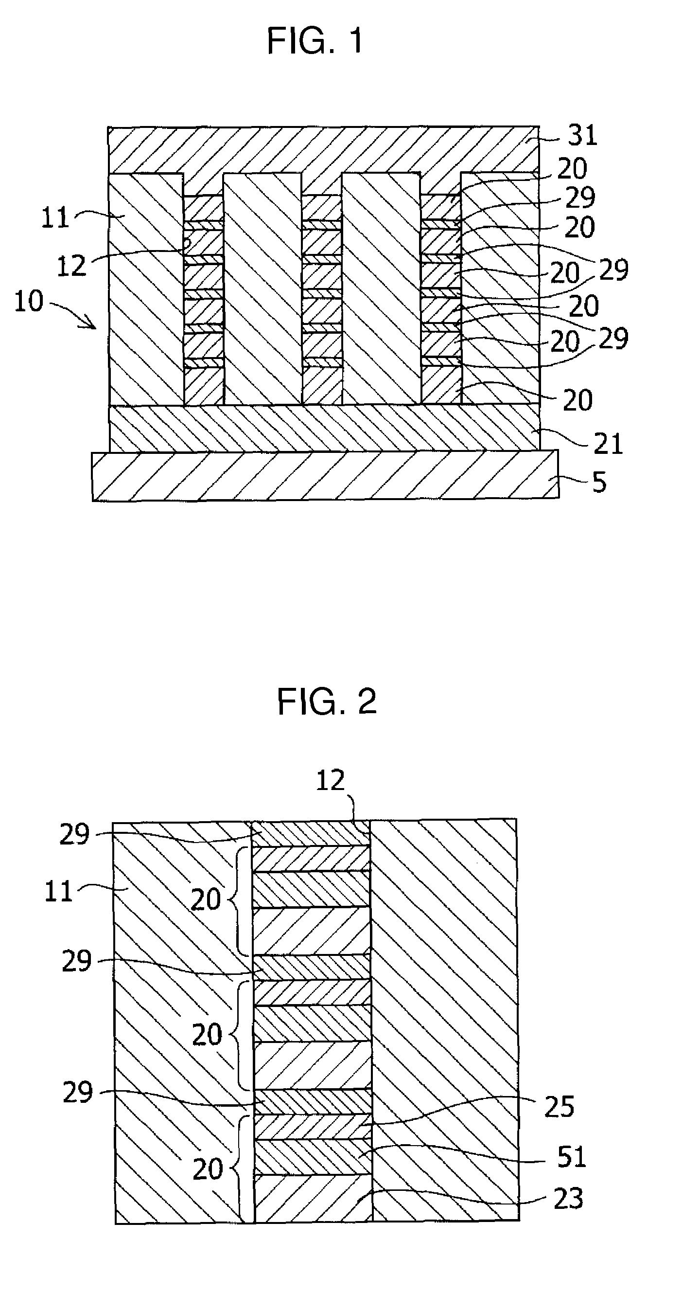 Spin valve element and method of manufacturing same