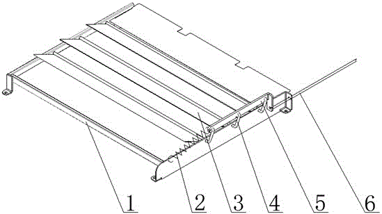 A sweeping vehicle equipped with a wind guiding device