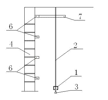 Method for sticking cakes in plastering engineering by using laser