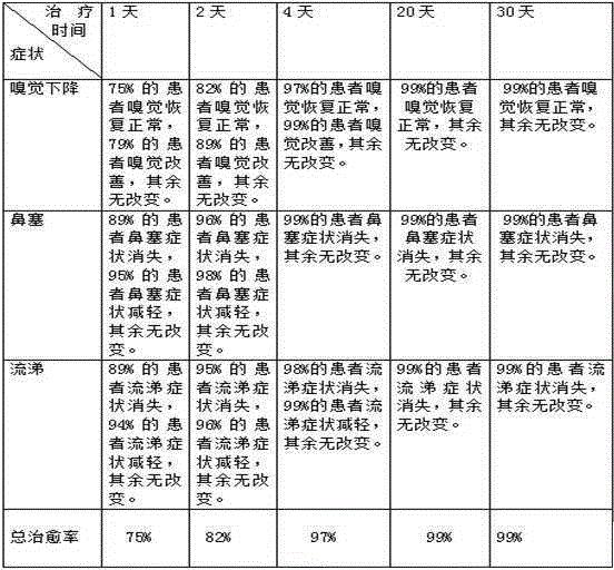 Traditional Chinese medicine composition for treating chronic rhinitis