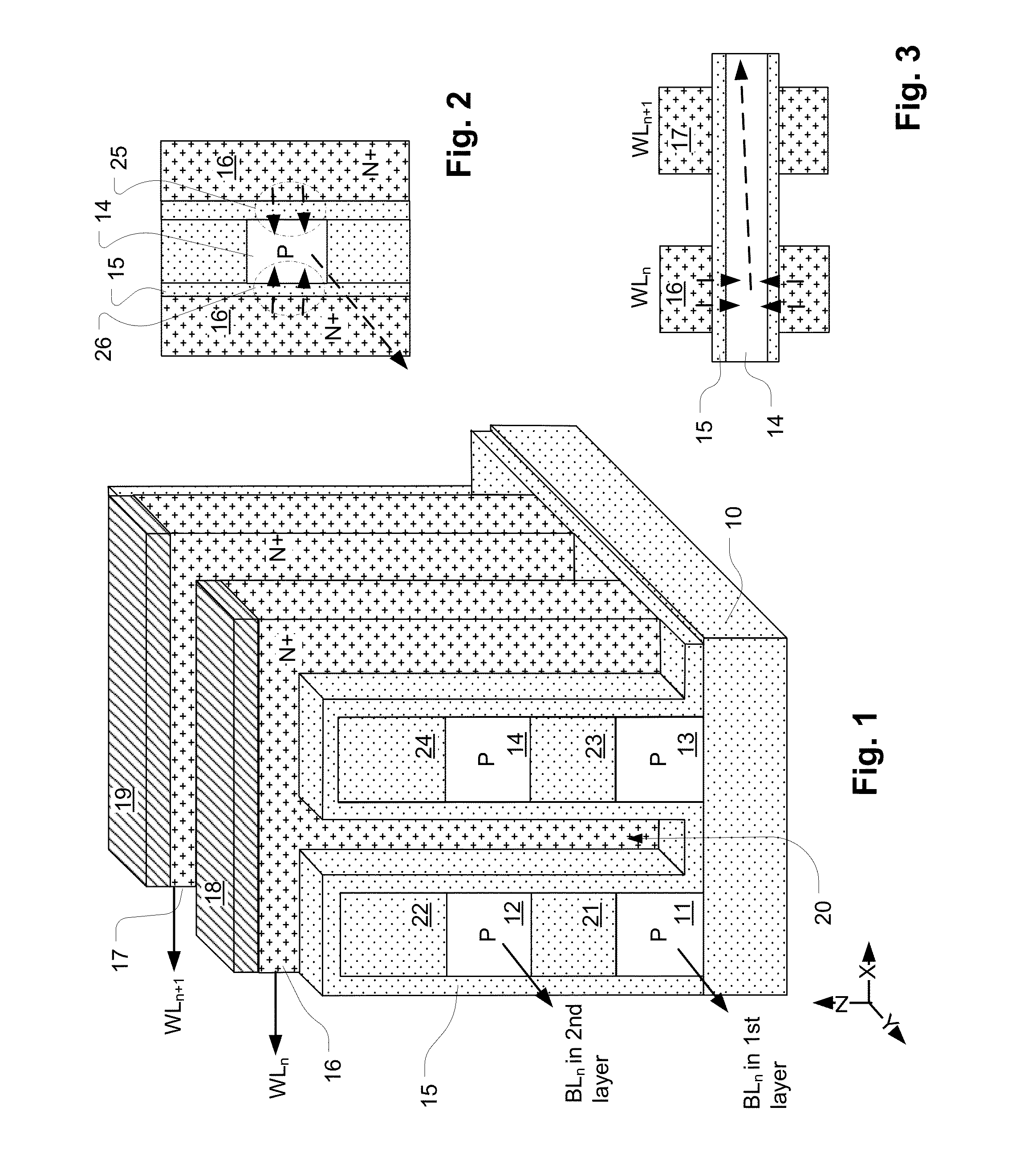Memory architecture of 3D array with alternating memory string orientation and string select structures