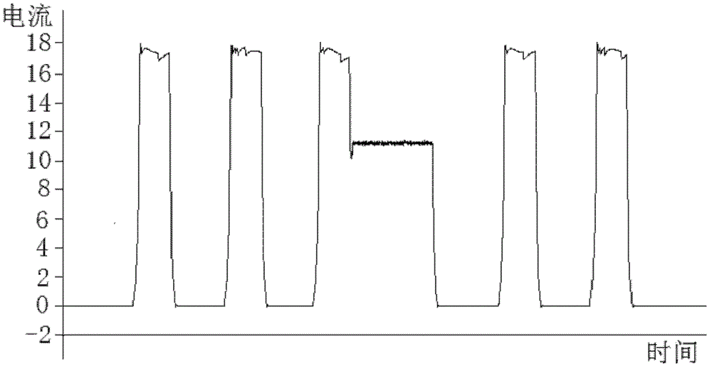 Acquisition and processing circuit of oil sprayer driving currents