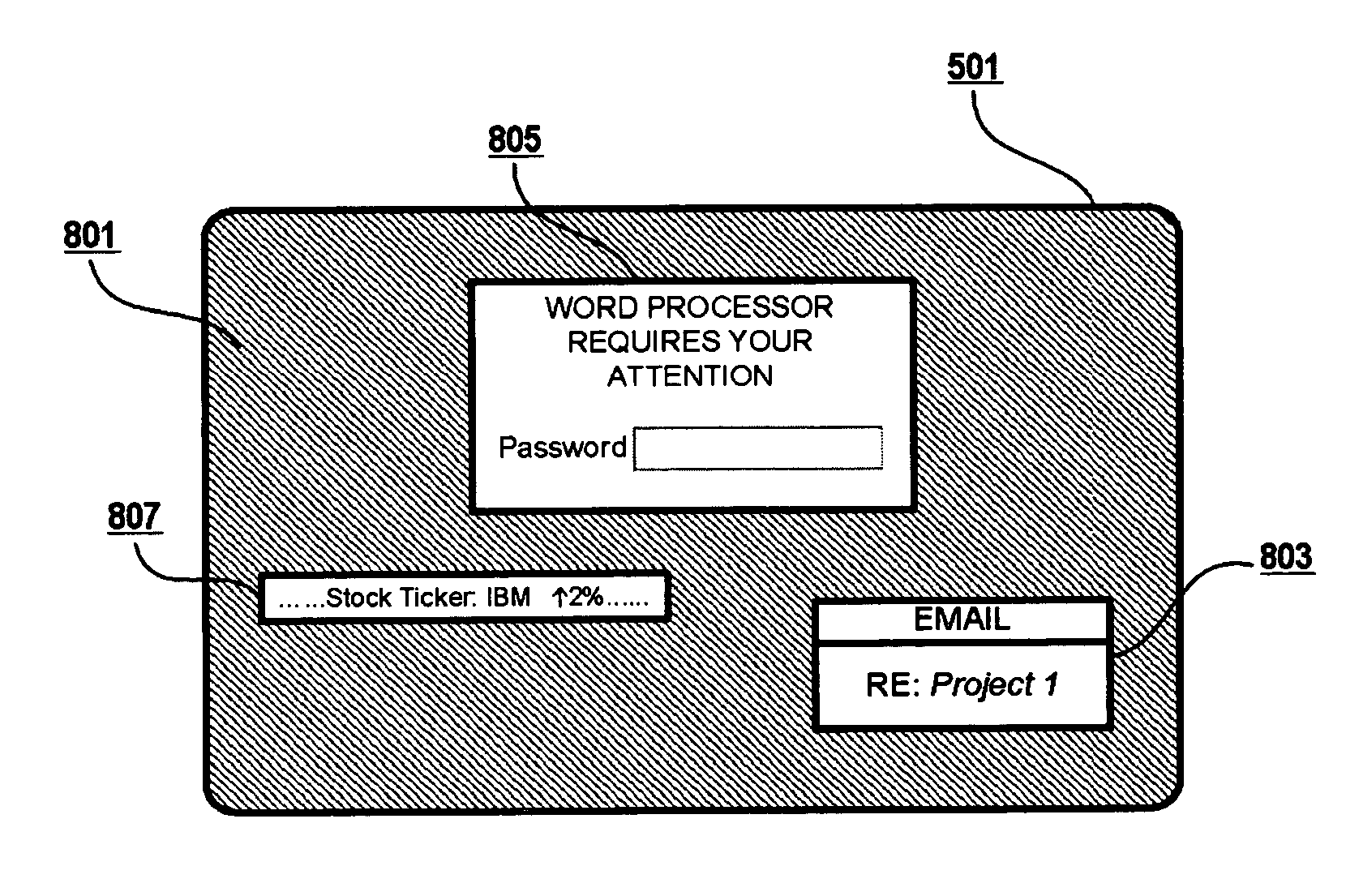 Method, system and program product for screensaver breakthrough of prioritized messages