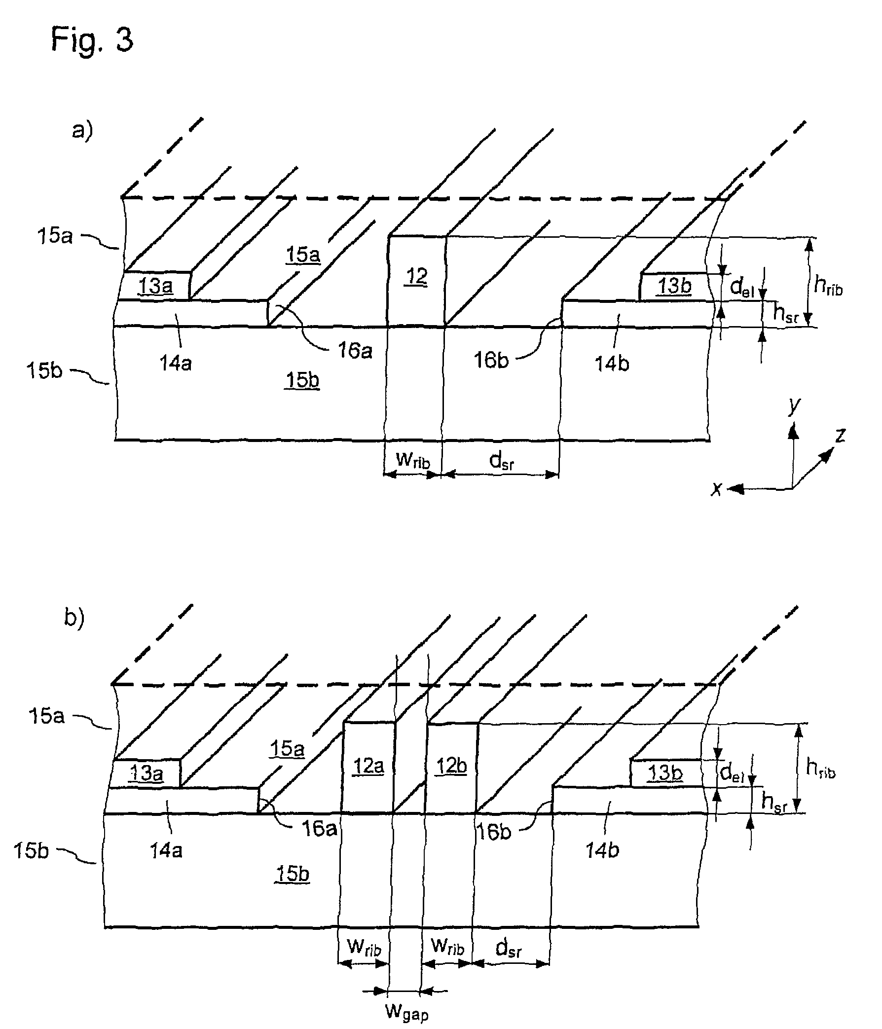 Electrooptical high-index contrast waveguide component