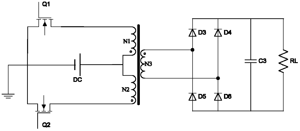 Push-pull - flexible switching converter with serial-connected ...