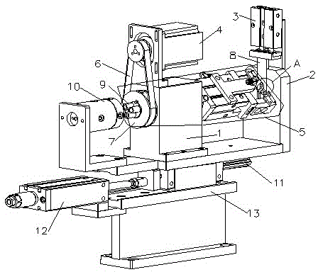 Wire and cable cotton thread automatic cutting device and method for cutting cotton thread