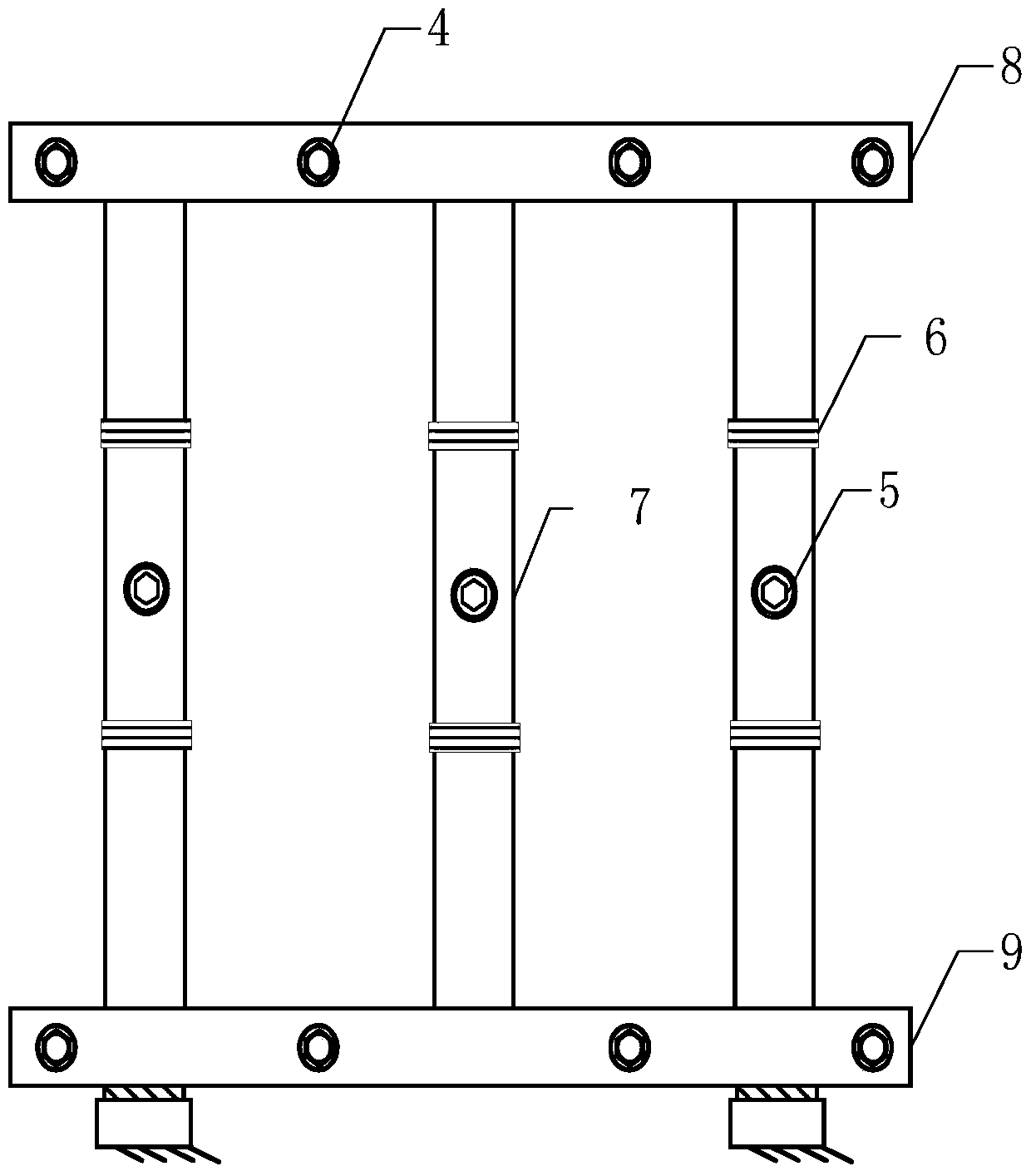 A fiber sandwich transformer core and its stacking method