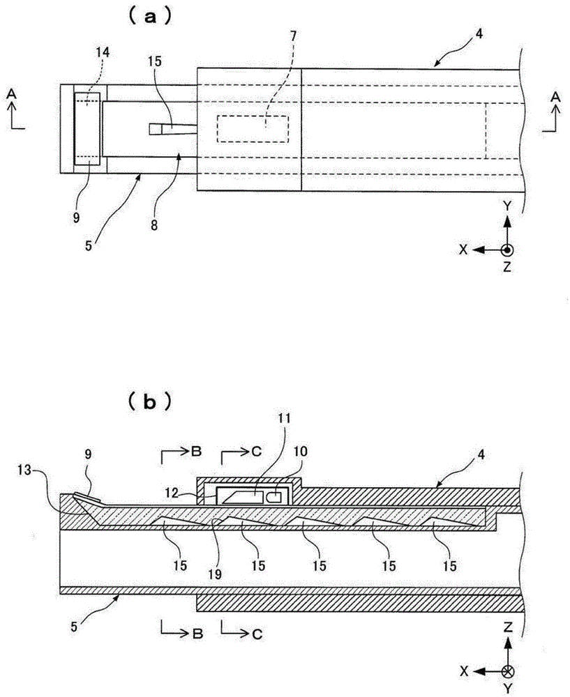 Indication lighting device and vacuum cleaner including the same