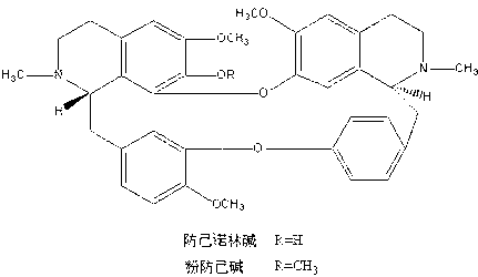 Method for separating and purifying fangchinoline and tetrandrine from stephania tetrandra