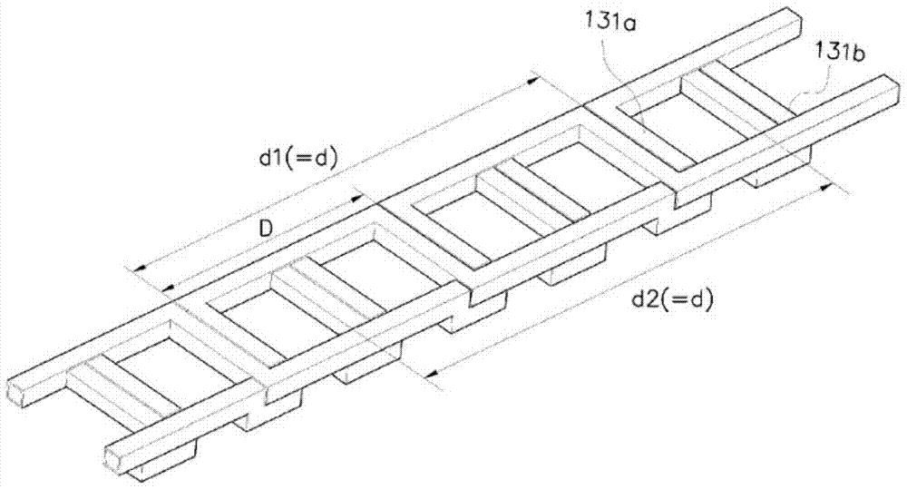 Two-phase two-row linear pulse motor propulsion system