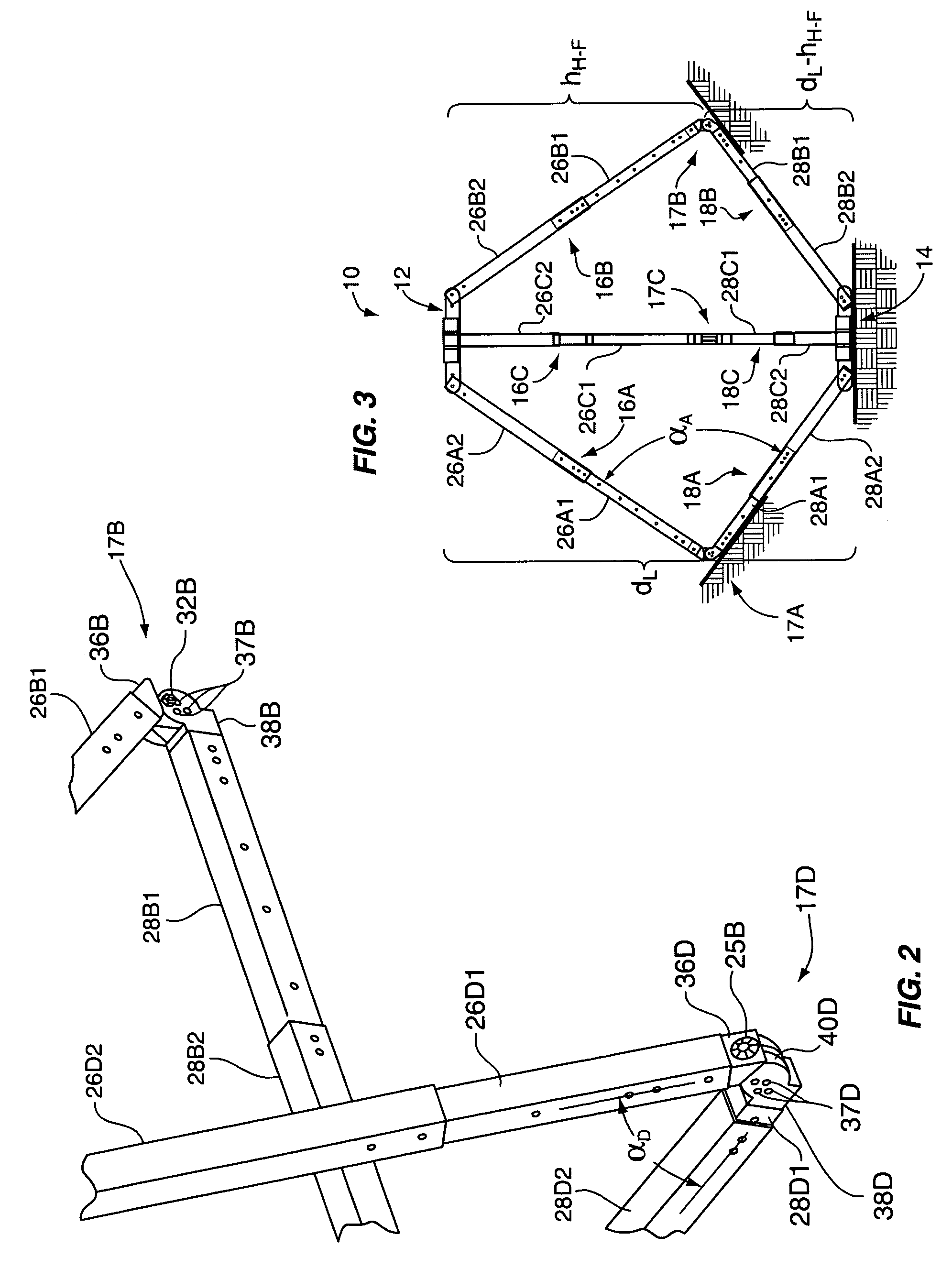 Multi-purpose upright support stand with leg assemblies having hinge-fitting
