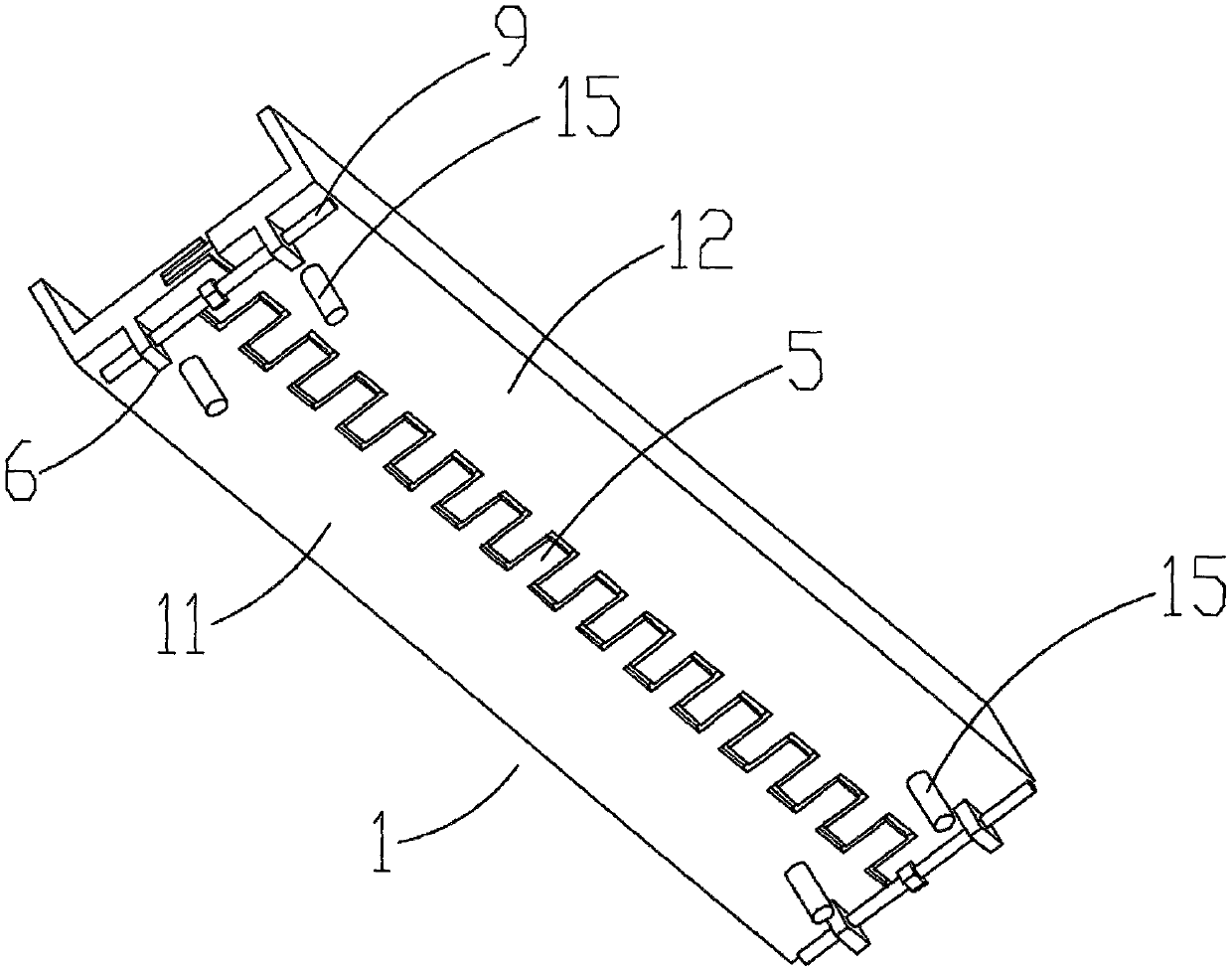 Width-variable optical fiber channel