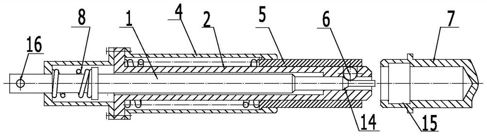 Locking structure for improving vibration resistance of steel ball locking type separation connector and connector