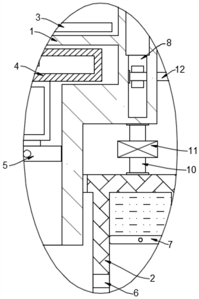 Embedded outdoor power distribution cabinet