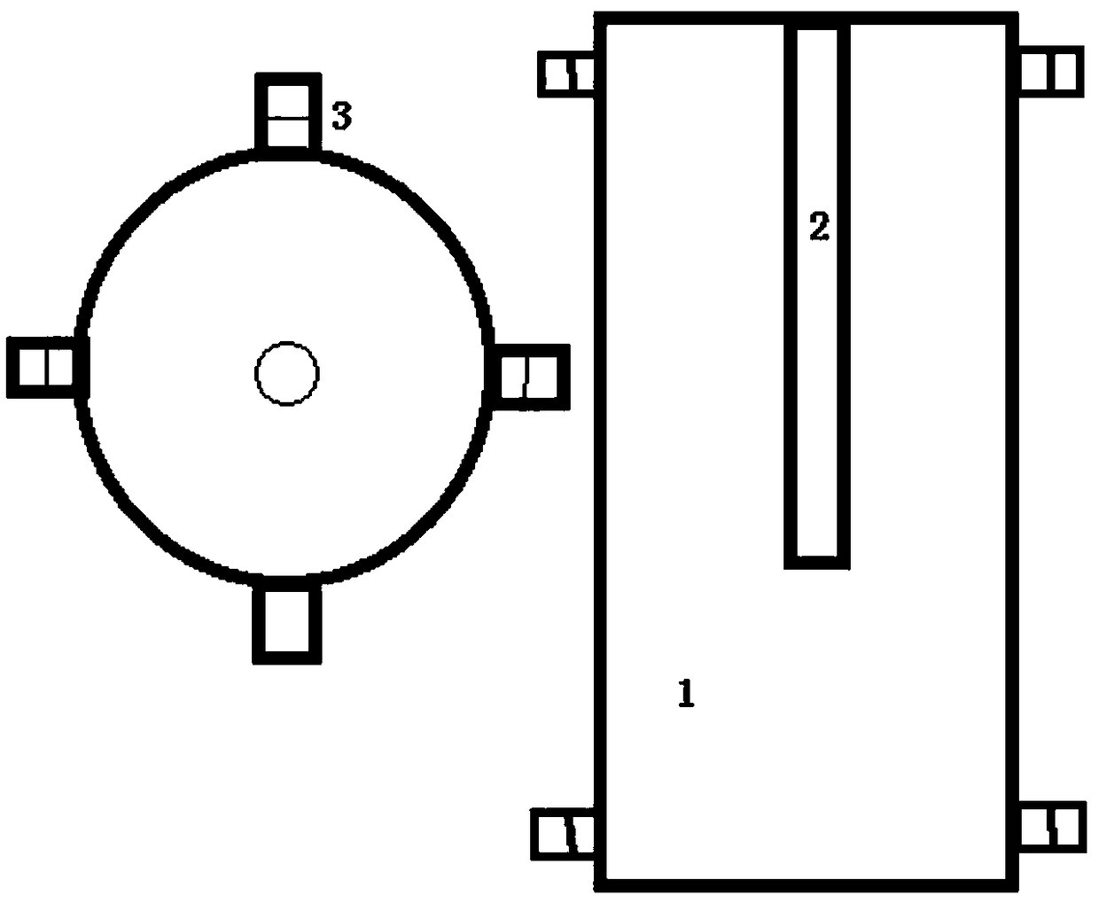 Shale cracking device using carbon dioxide in different phases and experiment method