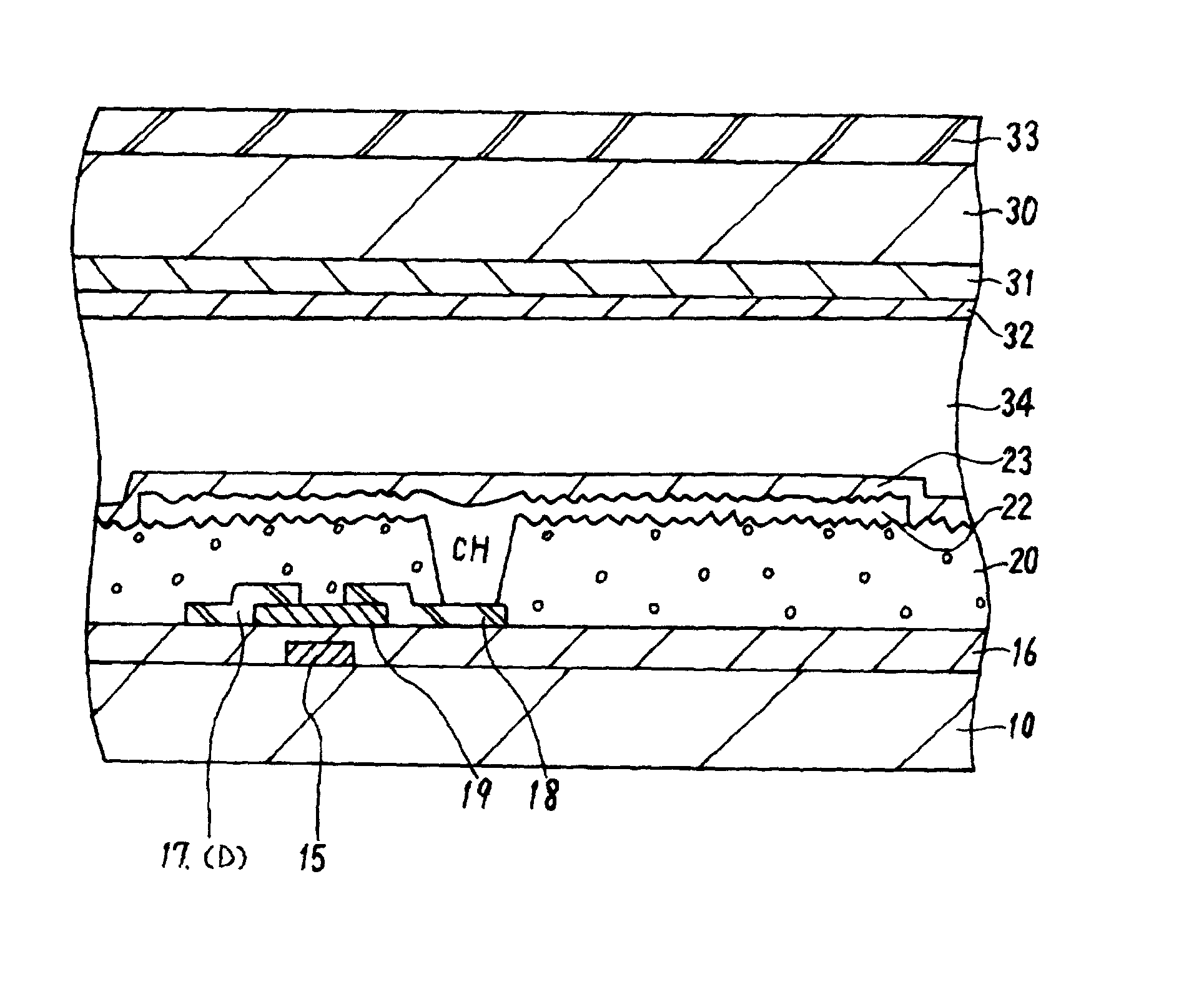 Reflection type liquid crystal display device and manufacturing method thereof