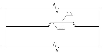 Up-down blocking type prefabricated assembled lining structure for open cut tunnel and construction method