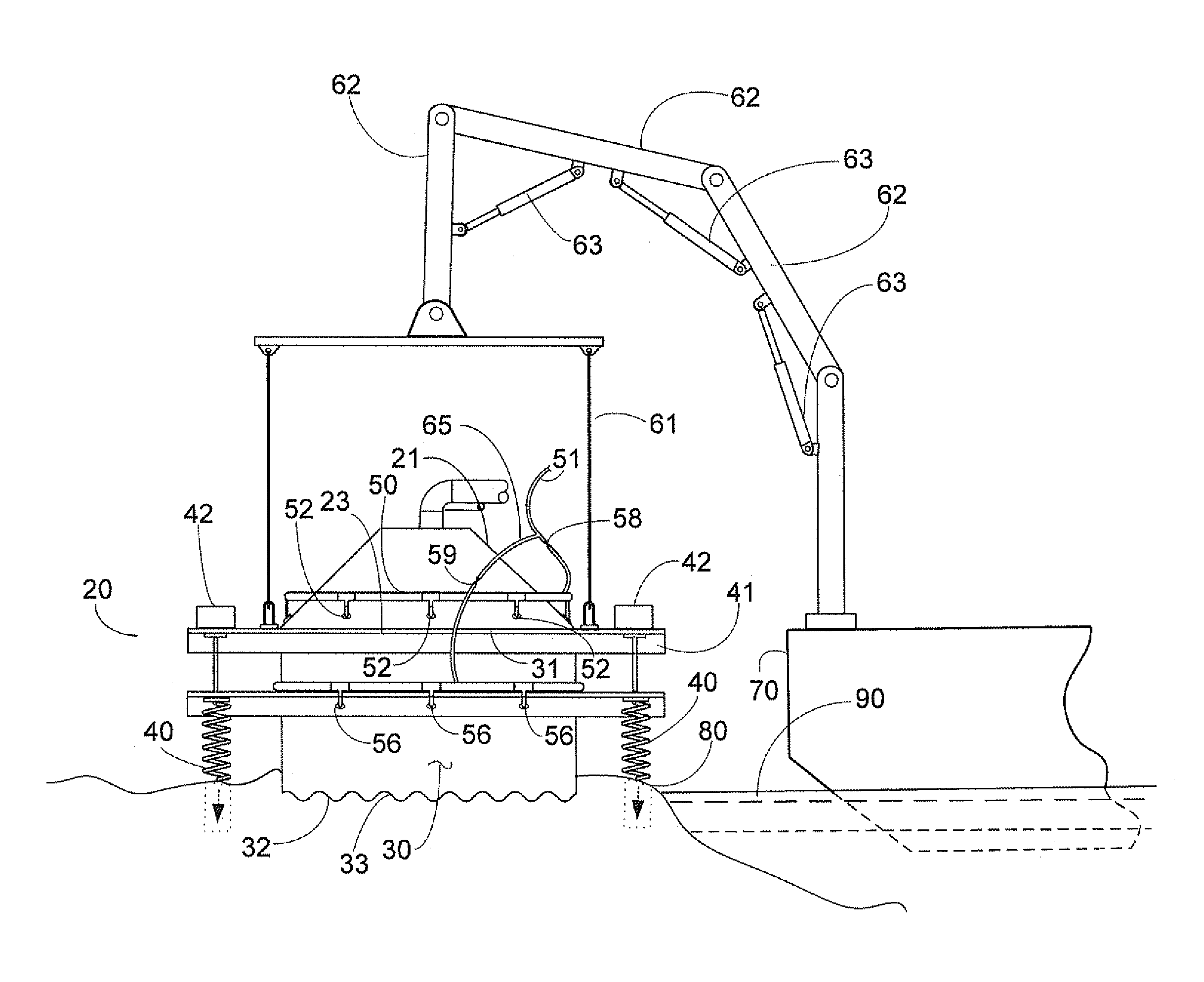 Coastal oil recovery system