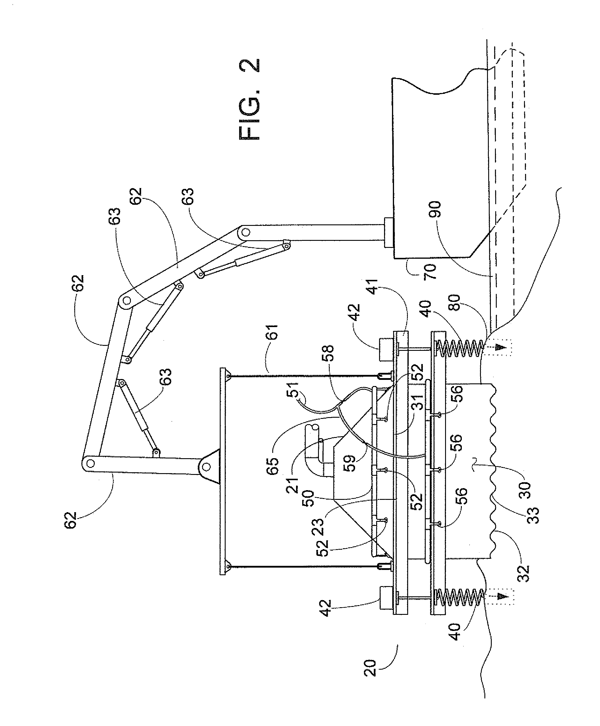 Coastal oil recovery system