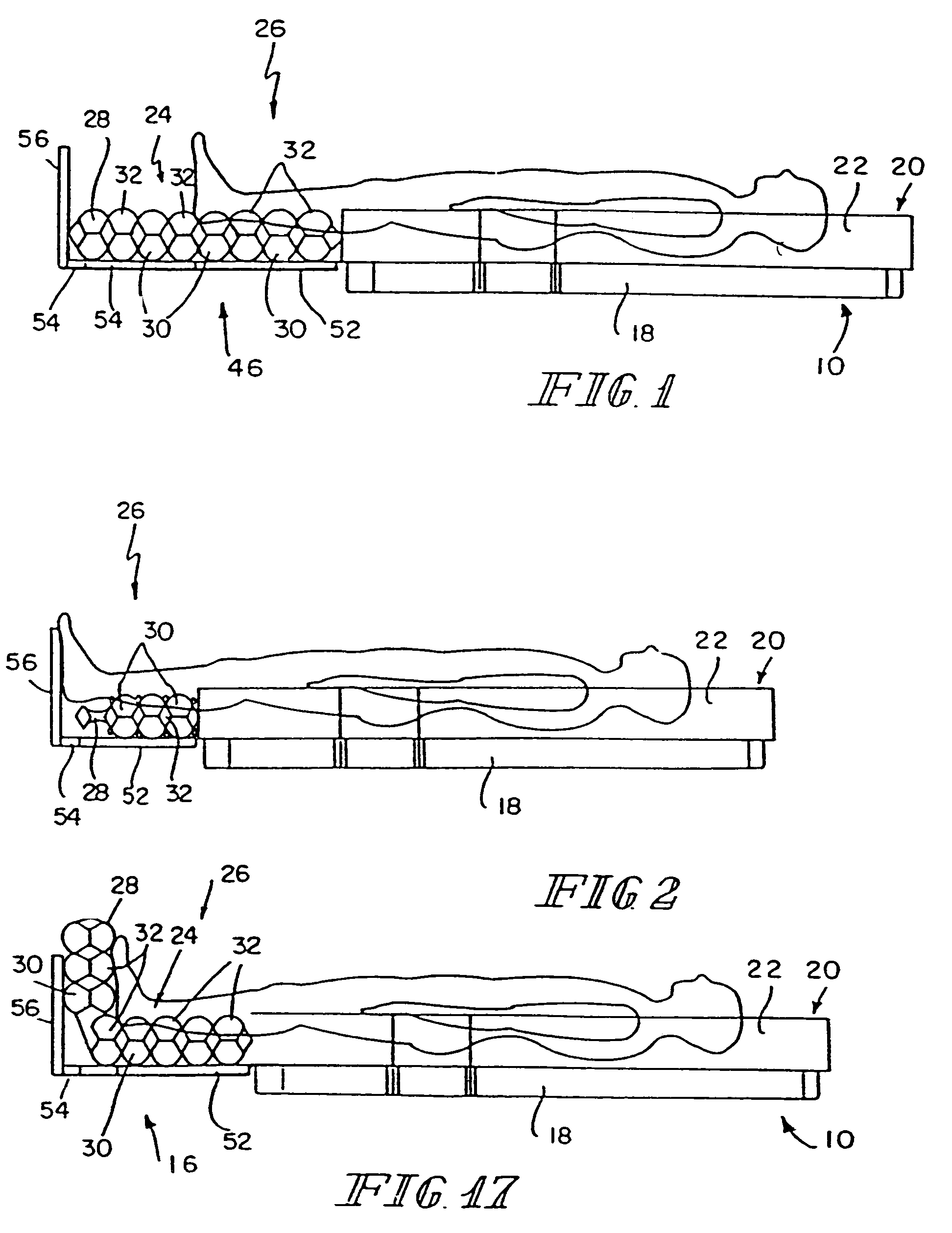 Hospital bed and mattress having a retractable foot section