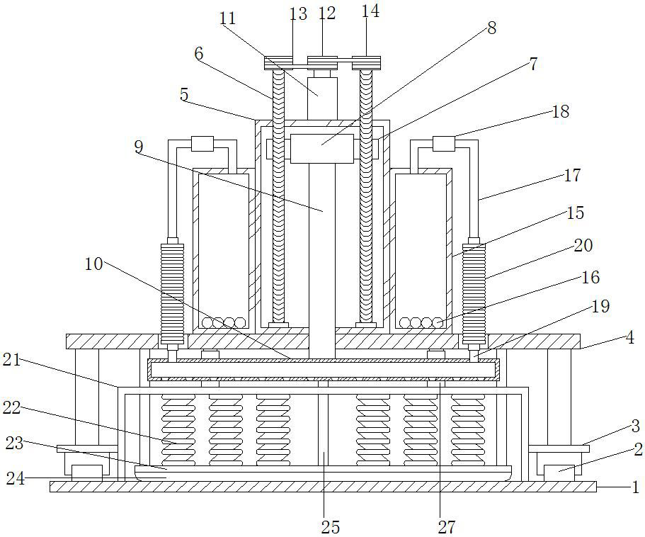 Energy-saving and environment-friendly rapid flattening device for textile processing