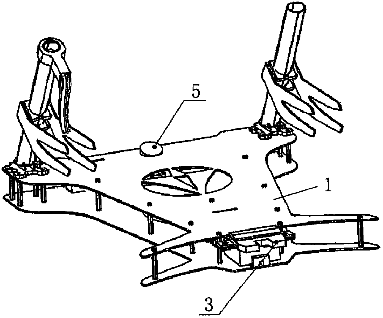 A small unmanned aerial vehicle ejection device and unmanned aerial vehicle take-off method