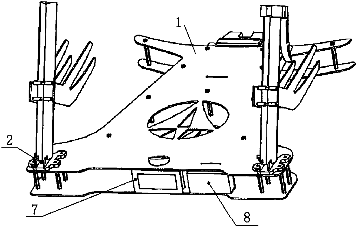 A small unmanned aerial vehicle ejection device and unmanned aerial vehicle take-off method