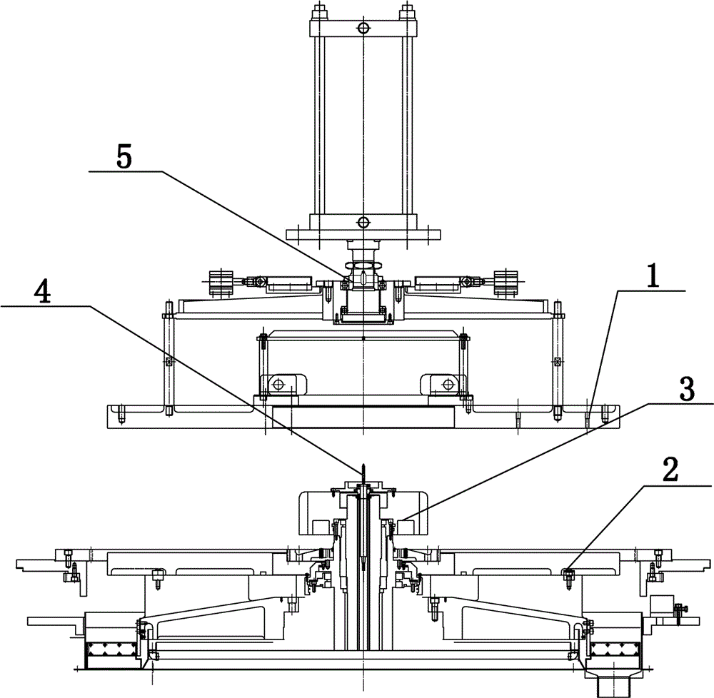 Workpiece fixed-size compensation type double-sided grinding device and method