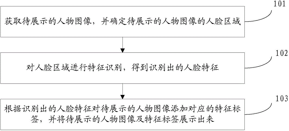 Figure image display method and apparatus