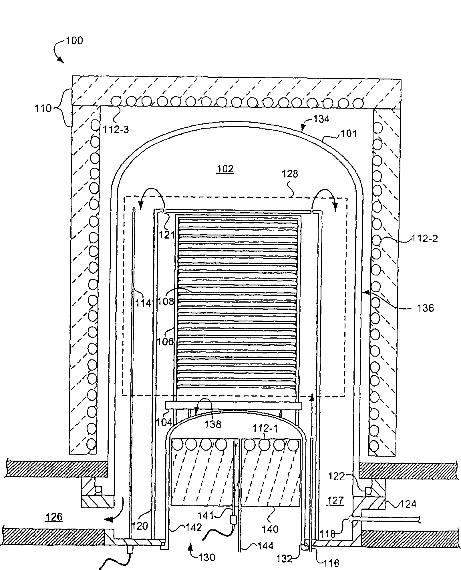 Heat treatment system and formable vertical chamber